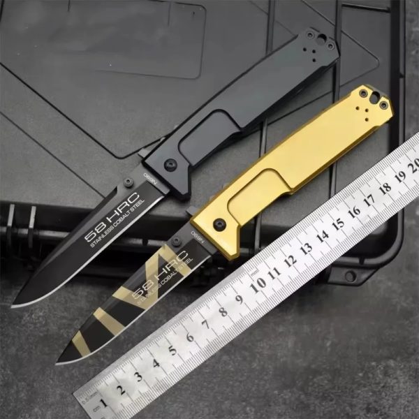 NEMESIS-Couteau pliant de déesse, chasse sur le terrain, autodéfense portable, outil de sauvetage d'urgence, tranchant, fruits