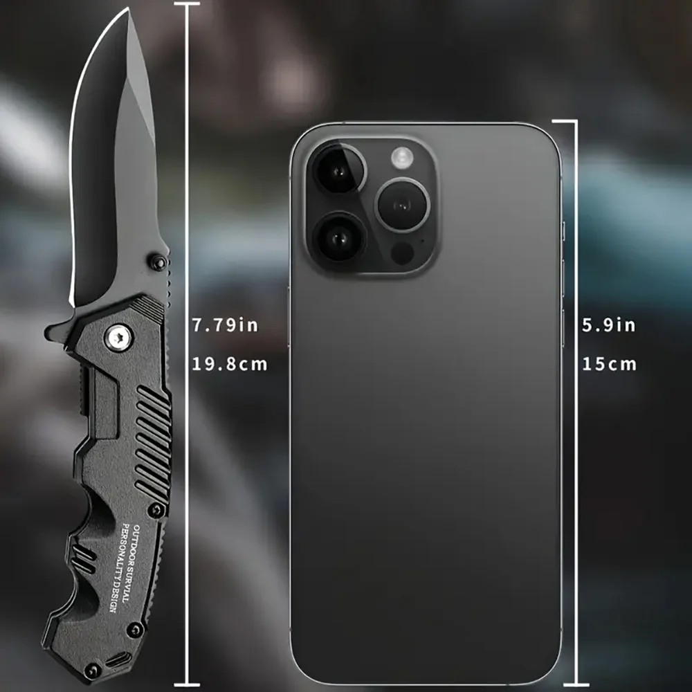 Couteau pliant d'extérieur, haute dureté, bagage à main, autodéfense, camping sur le terrain, survie portable, mini Dulknife