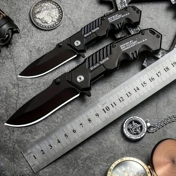 Couteau pliant d'extérieur, haute dureté, bagage à main, autodéfense, camping sur le terrain, survie portable, mini Dulknife