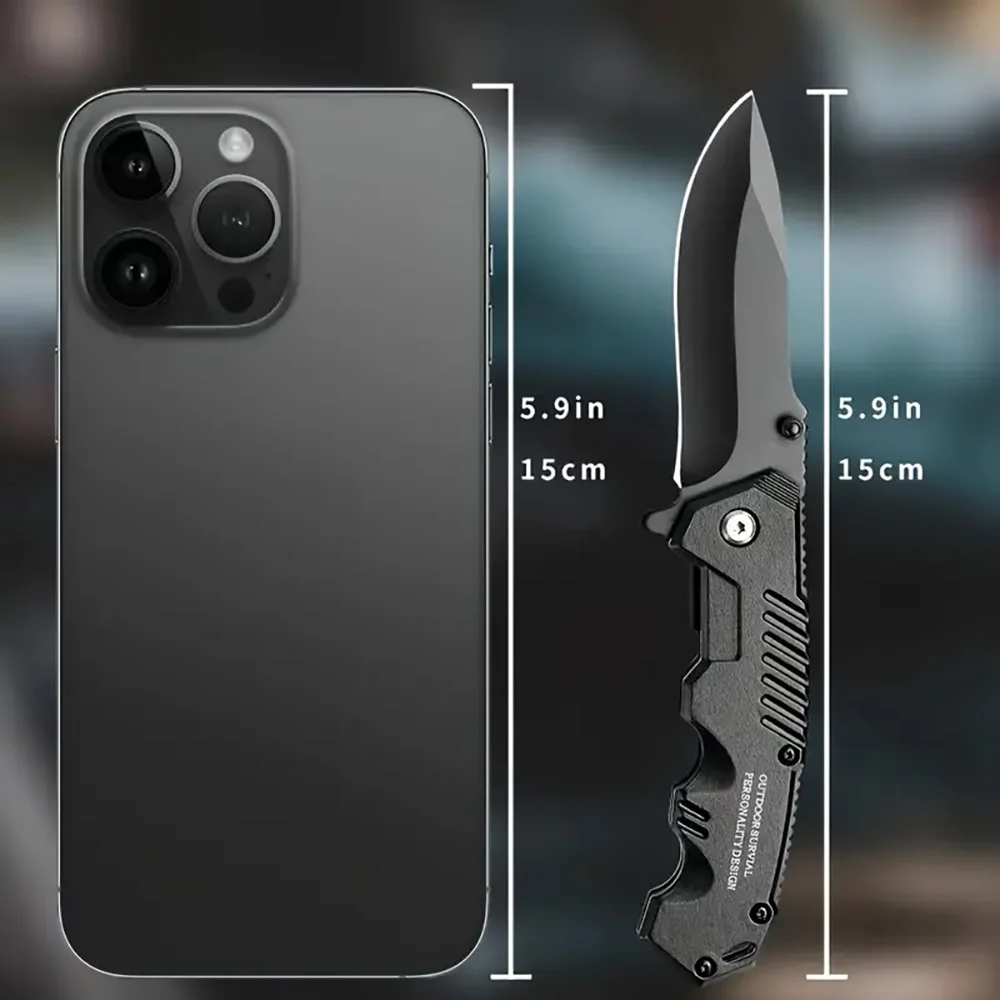 Couteau pliant d'extérieur, haute dureté, bagage à main, autodéfense, camping sur le terrain, survie portable, mini Dulknife