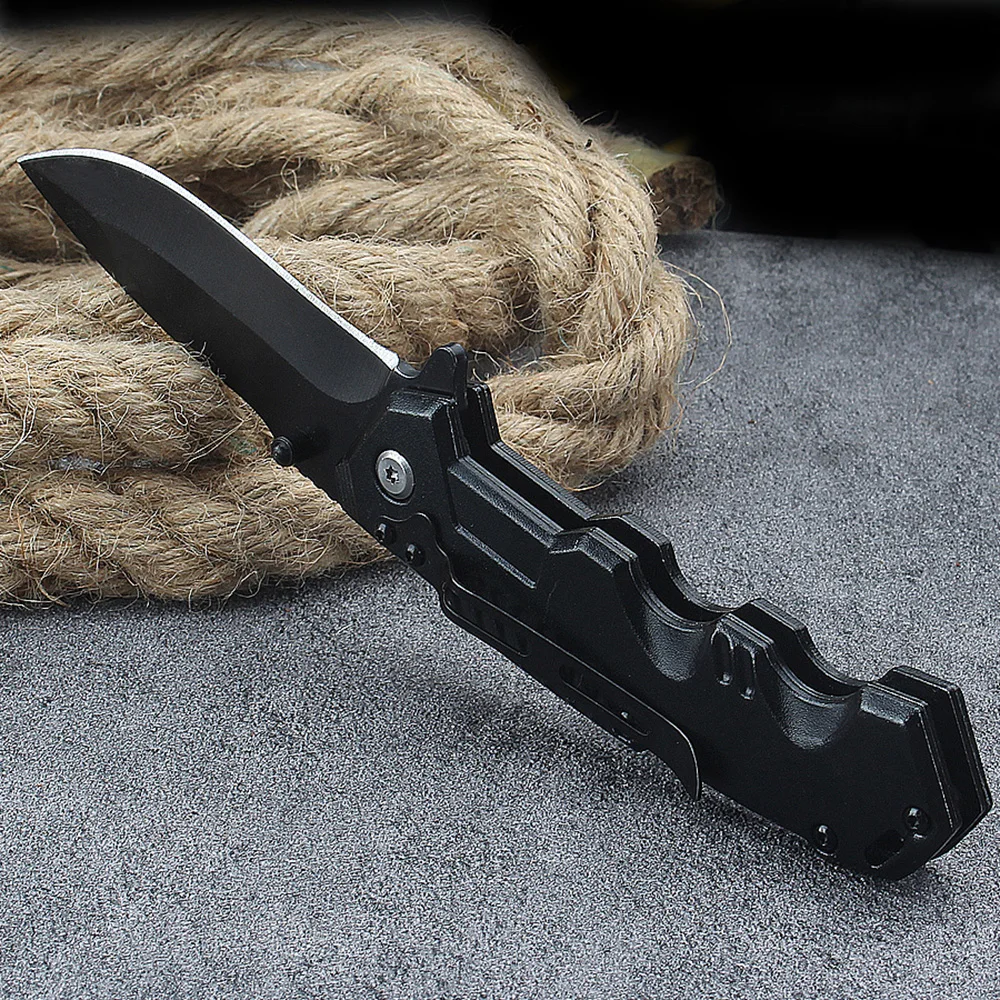 Couteau pliant d'extérieur, haute dureté, bagage à main, autodéfense, camping sur le terrain, survie portable, mini Dulknife