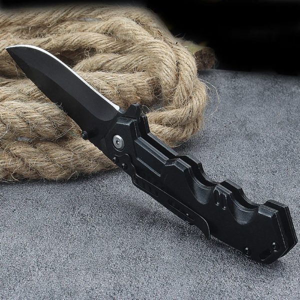 Couteau pliant d'extérieur, haute dureté, bagage à main, autodéfense, camping sur le terrain, survie portable, mini Dulknife – Image 4