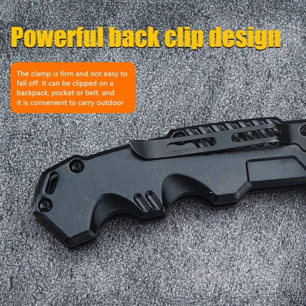 Couteau pliant d'extérieur, haute dureté, bagage à main, autodéfense, camping sur le terrain, survie portable, mini Dulknife – Image 3