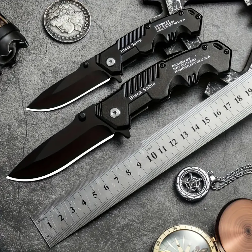 Couteau pliant d'extérieur, haute dureté, bagage à main, autodéfense, camping sur le terrain, survie portable, mini Dulknife
