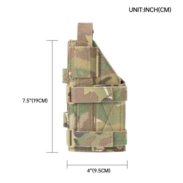 DulStores-Étui pour odorà main réglable, accessoires de chasse en plein air, poudres Mag, Glock 17, 18/19 – Image 2