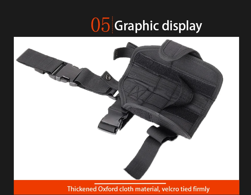 Étui de odorDulgun pour sports de plein air, étui de skip, accessoires de guerre CS, étui de cuisse droite, convient à tous les pistolets, nouveau