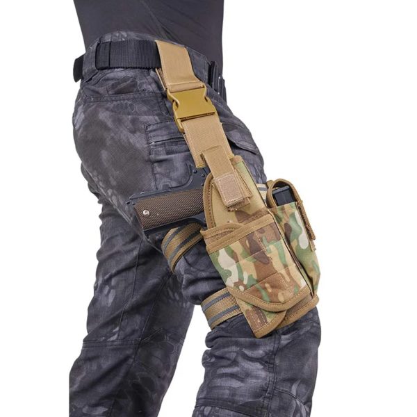 Étui de odorDulgun pour sports de plein air, étui de skip, accessoires de guerre CS, étui de cuisse droite, convient à tous les pistolets, nouveau – Image 5