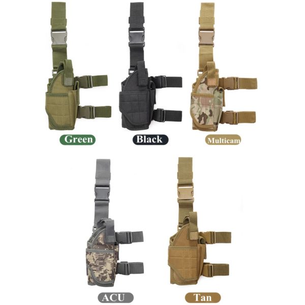 Étui de odorDulgun pour sports de plein air, étui de skip, accessoires de guerre CS, étui de cuisse droite, convient à tous les pistolets, nouveau – Image 2