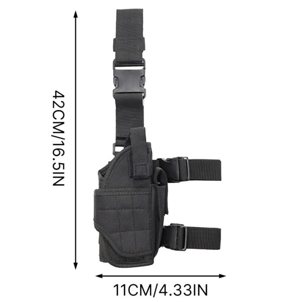 Étui de odorDulgun pour sports de plein air, étui de skip, accessoires de guerre CS, étui de cuisse droite, convient à tous les pistolets, nouveau – Image 3