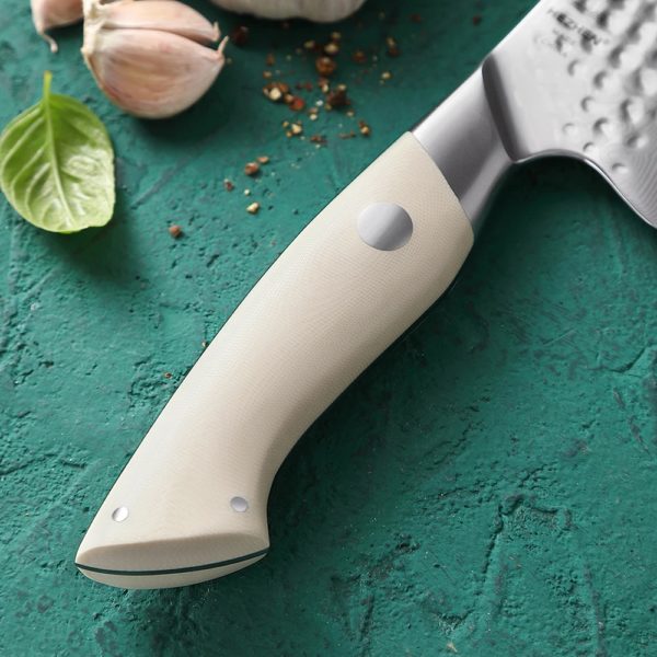 HEZHEN Couteau à désosser en acier, 6 pouces, Damas Couteau de cuisine, Couverts de cuisine 2022 Nouveau design Outils de cuisine – Image 5