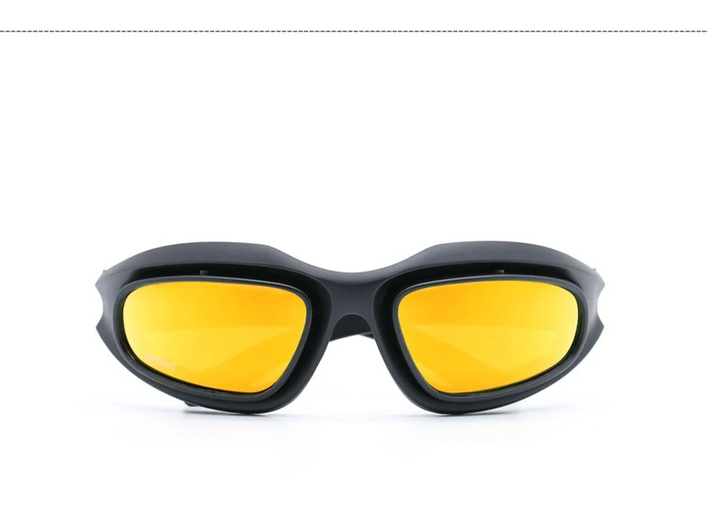 Dulpolarized AndrC5 DulPolarized-Lunettes de soleil militaires avec 4 lentilles pour hommes, lunettes de randonnée, lunettes de tir, boîte d'origine