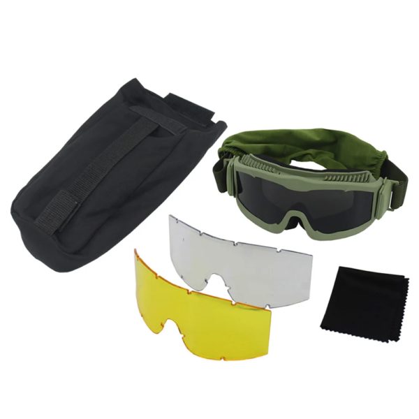 Vcorde BAGDUL-Lunettes de tir pour airsoft et paintball, coupe-vent, anti-buée, pour randonnée et canadisme – Image 2