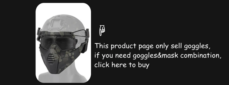 Dulairsoft-Lunettes de paintball coupe-vent, anti-buée, CS Wargame, lunettes de protection de randonnée, convient pour Dulhelmet