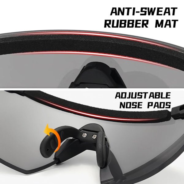 Lunettes DulGoggles coupe-vent et anti-poussière, lunettes de soleil pare-balles de tir militaire CS, lunettes d'alpinisme de moto, ensemble de 3 lentilles – Image 5