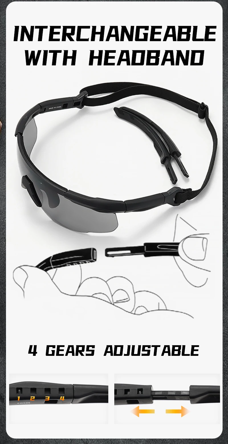 Lunettes DulGoggles coupe-vent et anti-poussière, lunettes de soleil pare-balles de tir militaire CS, lunettes d'alpinisme de moto, ensemble de 3 lentilles