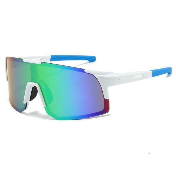 Lunettes de soleil de sports de plein air pour hommes et femmes, coupe-vent, anti-sable, colorées, cyclisme, randonnée, lunettes de soleil – Image 3