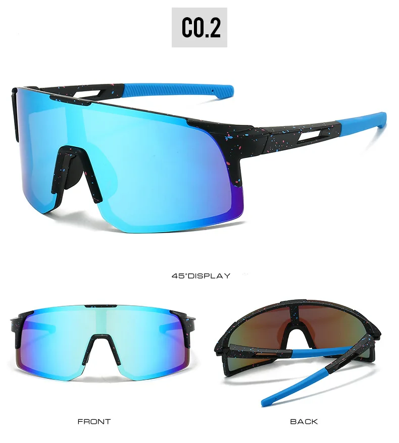Lunettes de soleil de sports de plein air pour hommes et femmes, coupe-vent, anti-sable, colorées, cyclisme, randonnée, lunettes de soleil