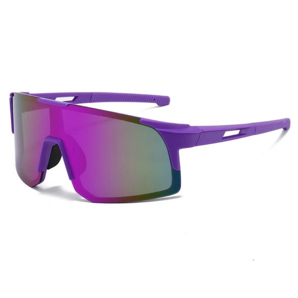 Lunettes de soleil de sports de plein air pour hommes et femmes, coupe-vent, anti-sable, colorées, cyclisme, randonnée, lunettes de soleil – Image 4