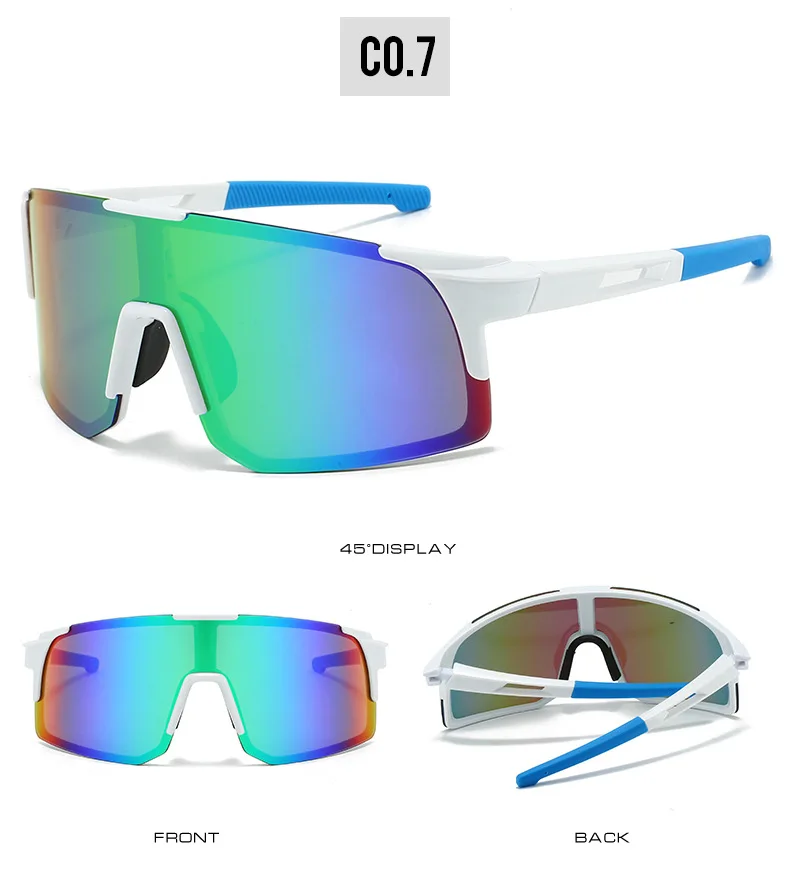 Lunettes de soleil de sports de plein air pour hommes et femmes, coupe-vent, anti-sable, colorées, cyclisme, randonnée, lunettes de soleil