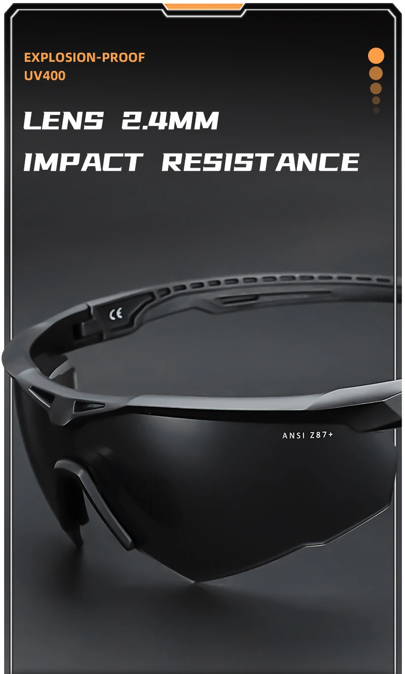 DulGoggles-Ensemble de lunettes de soleil pare-balles, lunettes d'alpinisme de moto, coupe-vent, anti-poussière, CS, tir militaire