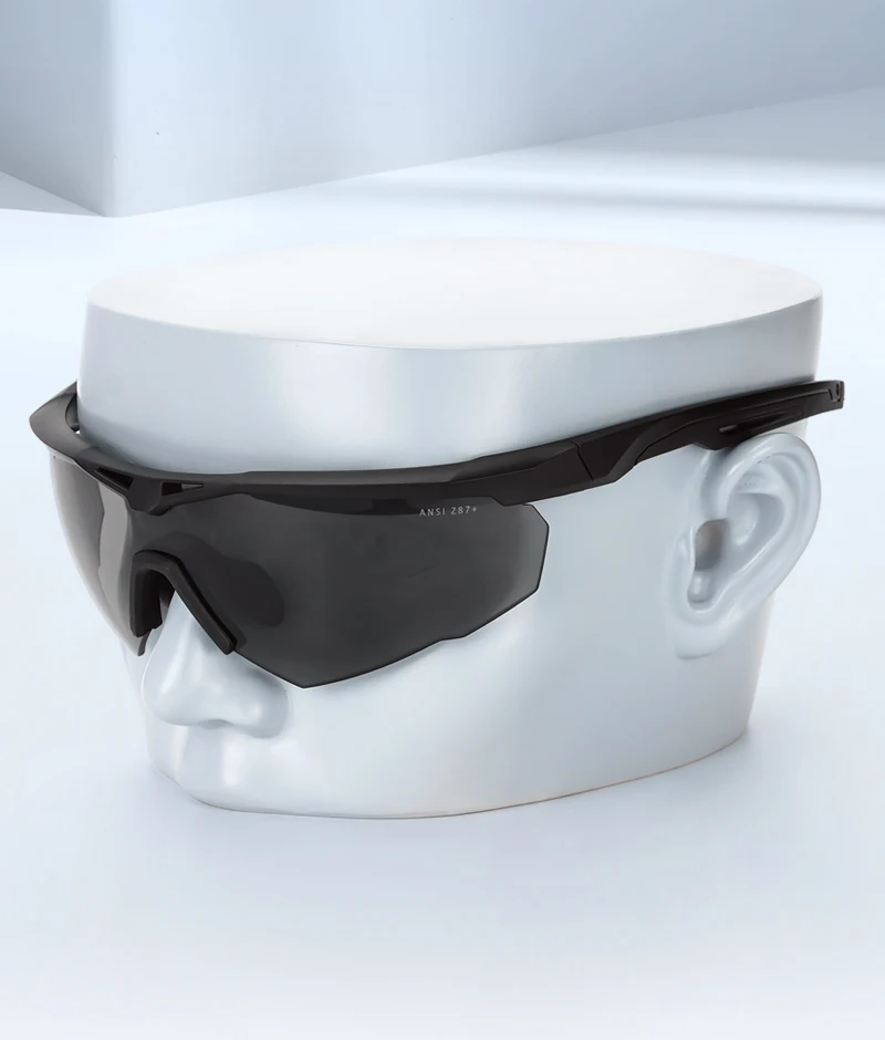 DulGoggles-Ensemble de lunettes de soleil pare-balles, lunettes d'alpinisme de moto, coupe-vent, anti-poussière, CS, tir militaire