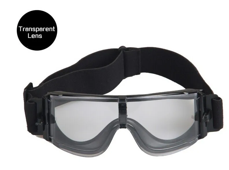 USMC-Lunettes de soleil X800 DulSunglasses pour hommes, chasse en plein air, lunettes de tir Airsoft Paintball, 3 lentilles