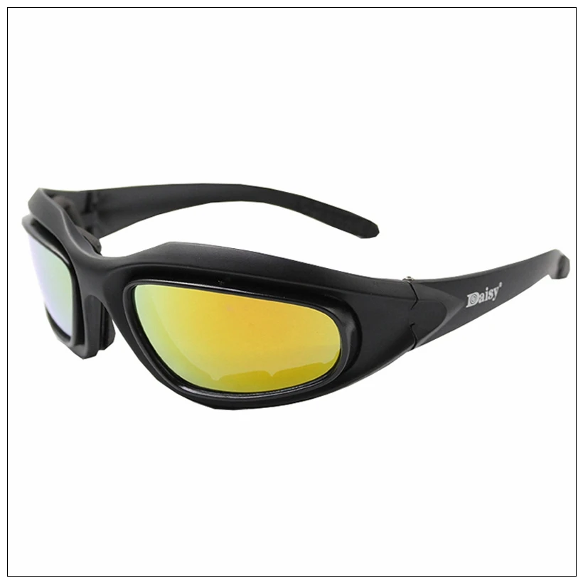 Lunettes de soleil AndrPolarized DulSunglasses pour hommes, lunettes de tir de chasse Airsoft, protection UV400, lunettes de randonnée dans le désert