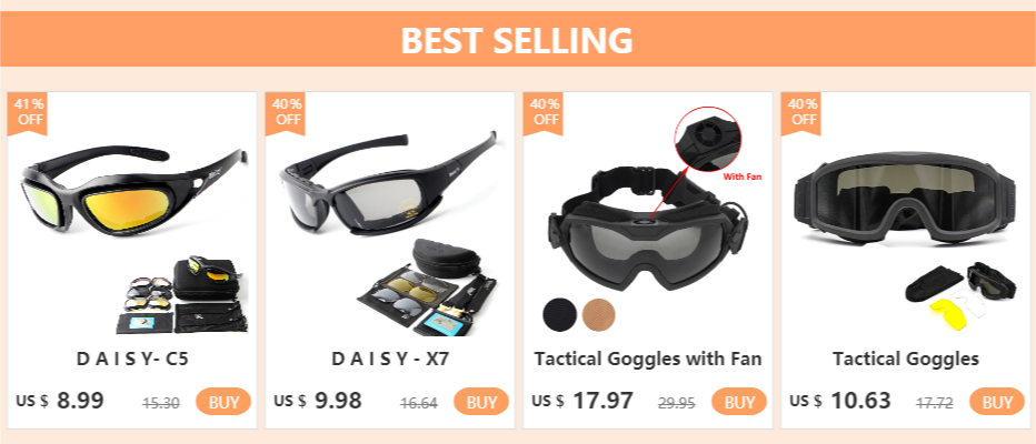 Lunettes de soleil AndrPolarized DulSunglasses pour hommes, lunettes de tir de chasse Airsoft, protection UV400, lunettes de randonnée dans le désert