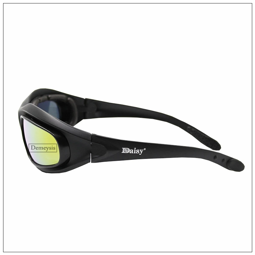 Lunettes de soleil AndrPolarized DulSunglasses pour hommes, lunettes de tir de chasse Airsoft, protection UV400, lunettes de randonnée dans le désert