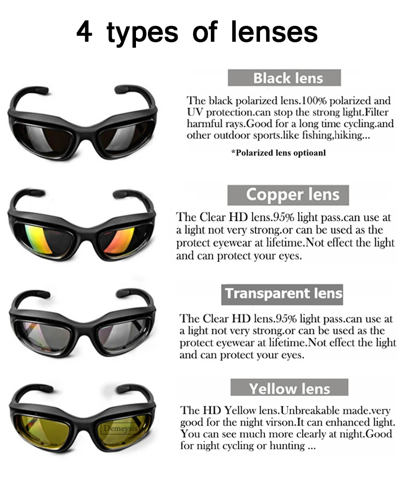 Lunettes de soleil AndrPolarized DulSunglasses pour hommes, lunettes de tir de chasse Airsoft, protection UV400, lunettes de randonnée dans le désert