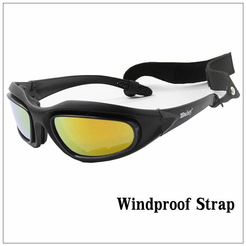Lunettes de soleil AndrPolarized DulSunglasses pour hommes, lunettes de tir de chasse Airsoft, protection UV400, lunettes de randonnée dans le désert