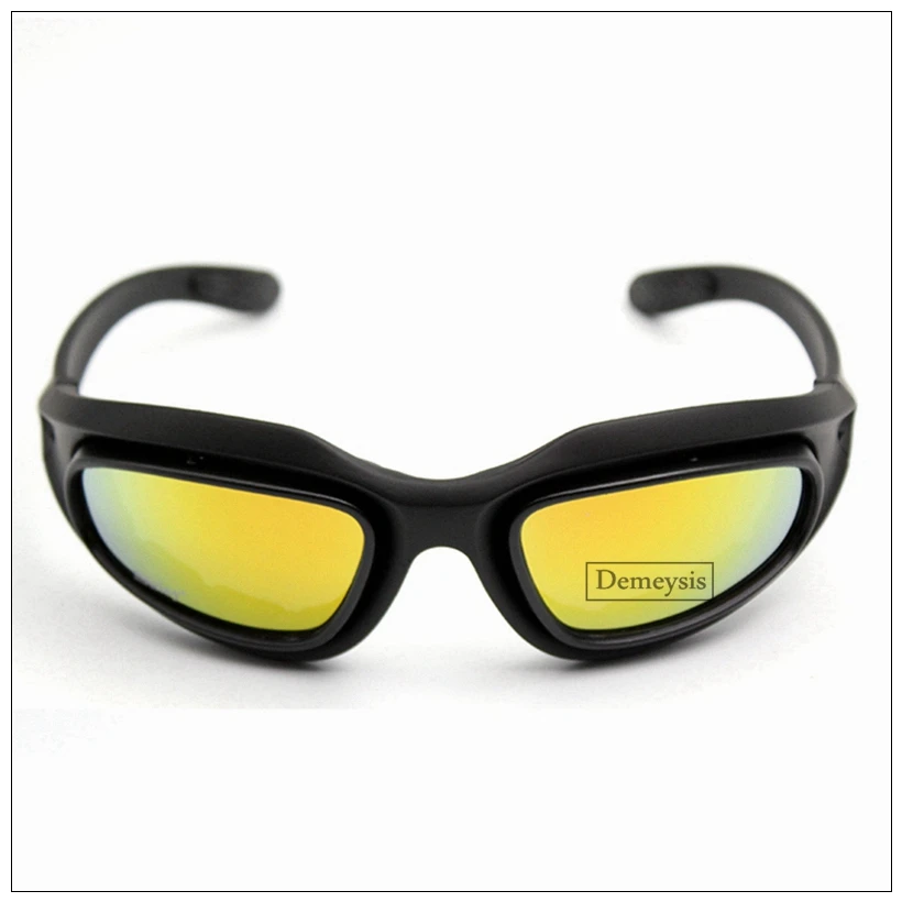 Lunettes de soleil AndrPolarized DulSunglasses pour hommes, lunettes de tir de chasse Airsoft, protection UV400, lunettes de randonnée dans le désert