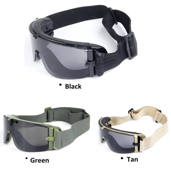 Lunettes de randonnée Airsoft DulGoggles, lunettes de paintball en plein air – Image 3