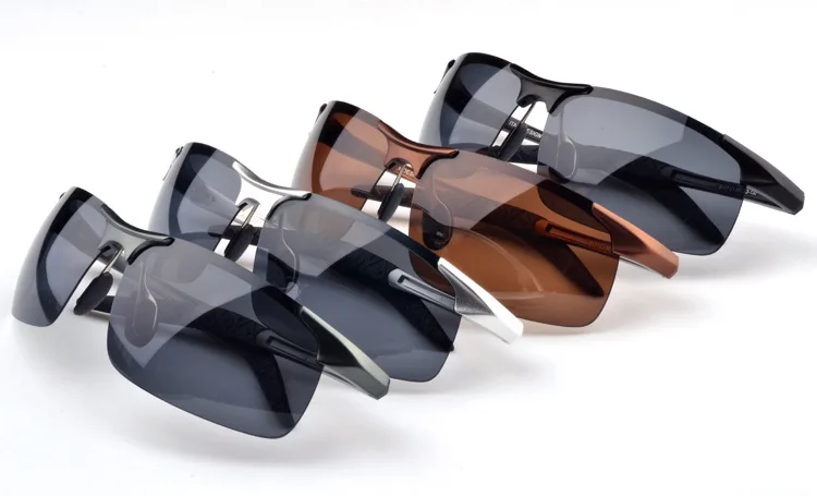 AORON – lunettes de soleil polarisées pour hommes, monture en aluminium et magnésium, lunettes de Sport rétro pour conducteur, lunettes de soleil UV400 Anti-éblouissement AORON – lunettes de soleil polarisées pour hommes, monture en aluminium et magnésium, lunettes de Sport rétro pour conducteur, lunettes de soleil UV400 Anti-éblouissement