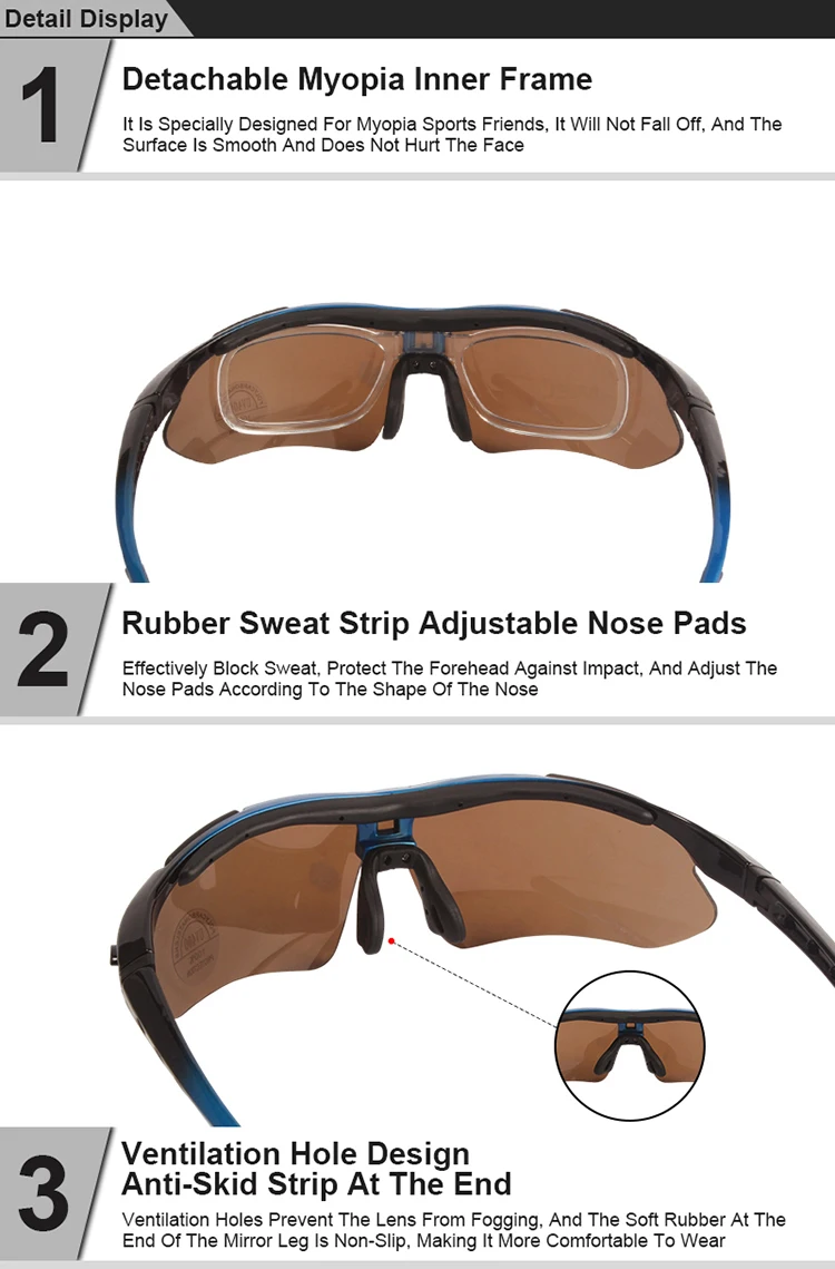 Lunettes DulGoggles polarisées pour hommes, coupe-vent, anti-poussière, lunettes d'escalade, lunettes de protection de sécurité, sports de plein air, nouveau, ensemble de 5 lentilles