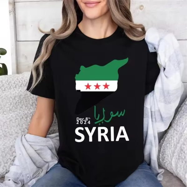 T-shirt tendance Syria Feel pour hommes, impression 3D gratuite, emblème de la République arabe syrienne, chemises Streetwear, offre spéciale – Image 3