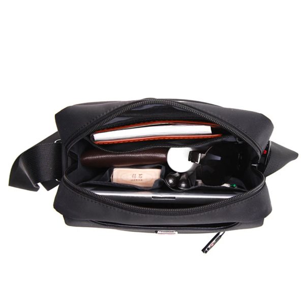 Sac à épaule imperméable pour hommes ipad 10.1 pouces, sacoche suisse simple pour hommes, sacoche 2019 – Image 5
