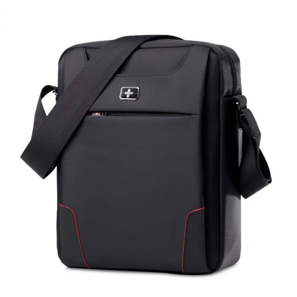 Sac à épaule imperméable pour hommes ipad 10.1 pouces, sacoche suisse simple pour hommes, sacoche 2019