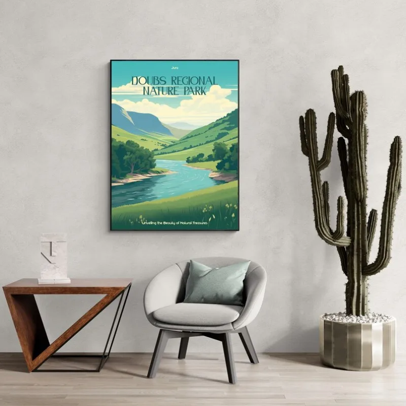 Toile de peinture de la Suisse sans cadre, image vintage de la ville de Berne, Cape Au Moine Mountain, image HD pour le salon, décoration d'intérieur