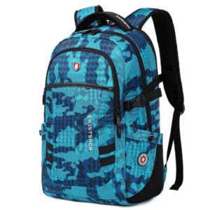 Sac à dos étanche pour ordinateur portable 17.3 pouces, pour hommes et femmes, avec chargeur USB, suisse, de voyage, d'école, Vintage, nouvelle collection