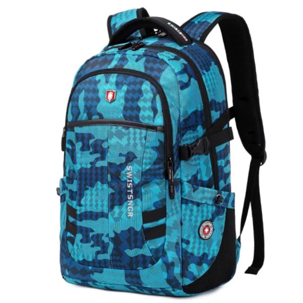 Sac à dos étanche pour ordinateur portable 17.3 pouces, pour hommes et femmes, avec chargeur USB, suisse, de voyage, d'école, Vintage, nouvelle collection