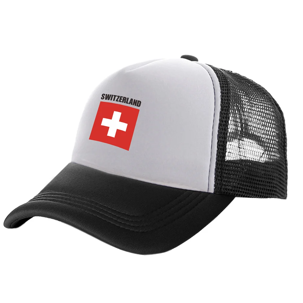 Casquette de camionneur suisse pour homme, chapeau de baseball, unisexe, cool, été
