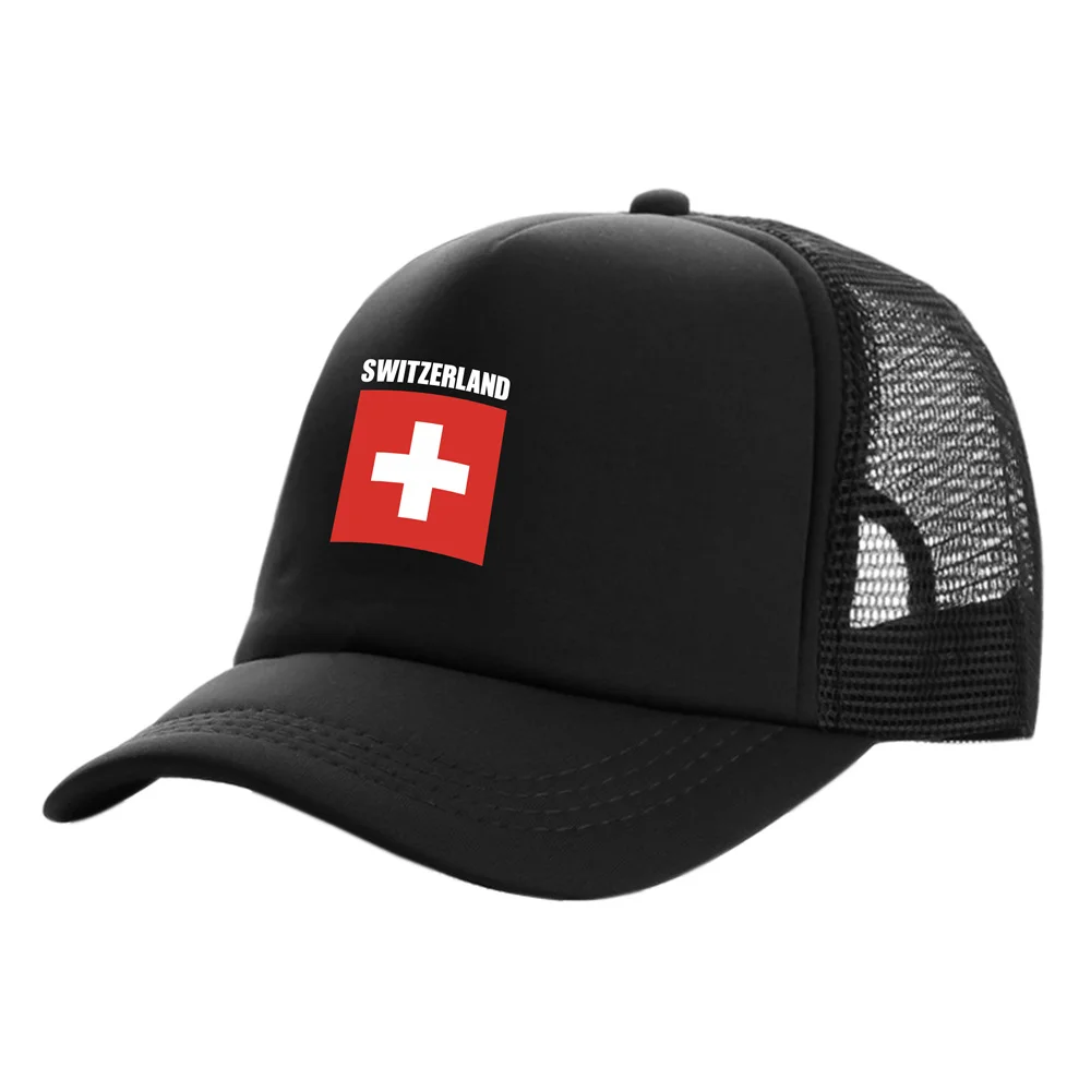 Casquette de camionneur suisse pour homme, chapeau de baseball, unisexe, cool, été