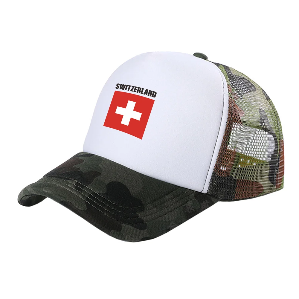 Casquette de camionneur suisse pour homme, chapeau de baseball, unisexe, cool, été