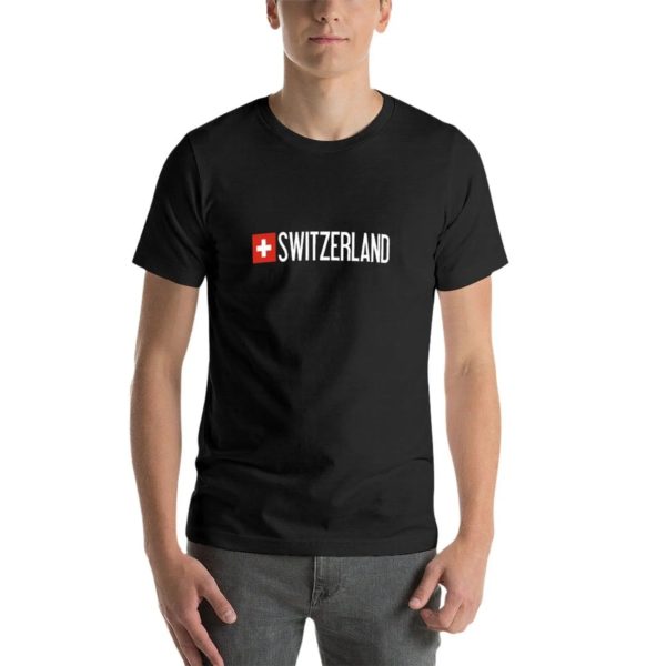 T-shirt surdimensionné Swiss Feel and Switzerland pour homme, imprimé animal, HeavyFriendBlouse, Suisse – Image 4