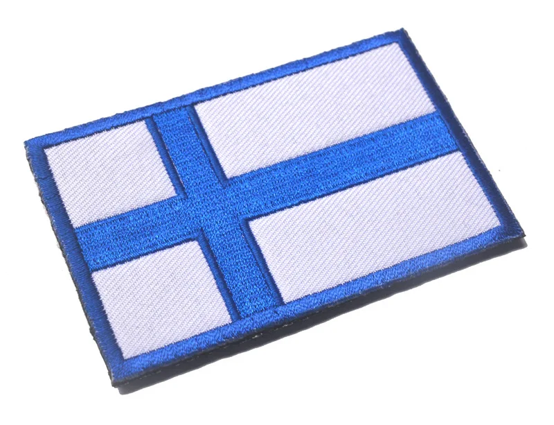 Patchs militaires brodés pour brassard, drapeau islande, norvège, suède, danemark, finlande, suisse, pour vêtements, couture tactique