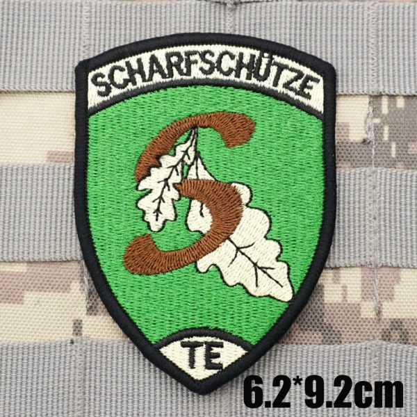Patchs brodés de drapeau suisse, brassard militaire, badge de sac à dos avec support à crochet pour vêtements – Image 4