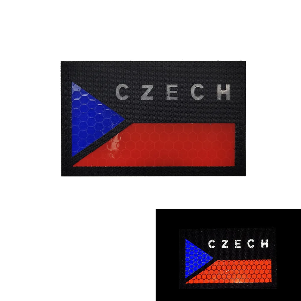 Patch magique de coulée de sensation tchèque, insigne de sac de brassard militaire, tissu brodé de soldat, patchs de vêtements, autriche, Roumanie
