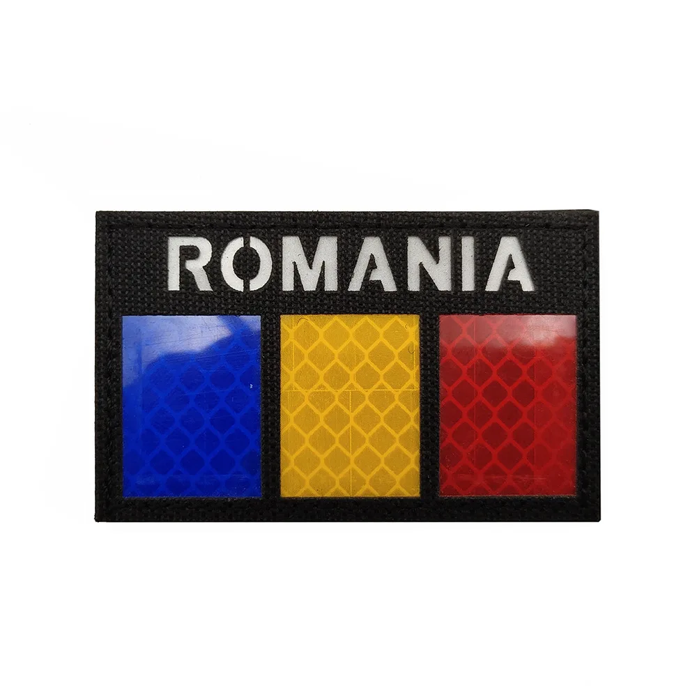 Patch magique de coulée de sensation tchèque, insigne de sac de brassard militaire, tissu brodé de soldat, patchs de vêtements, autriche, Roumanie