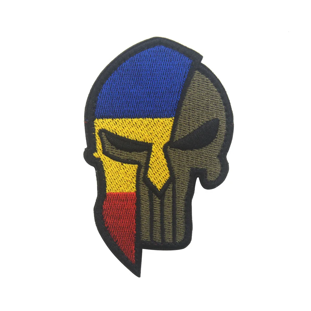 Patch magique de coulée de sensation tchèque, insigne de sac de brassard militaire, tissu brodé de soldat, patchs de vêtements, autriche, Roumanie